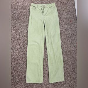light green corduroy pacsun pants